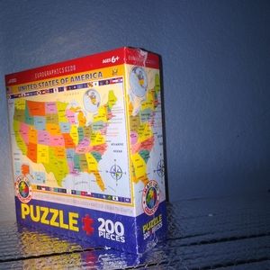 ***US Geography Jigsaw Puzzle